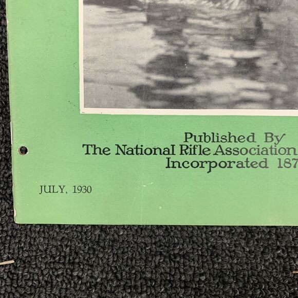 Vintage The American Rifleman Magazine July 1930 Sporting Hunting Firearms - Picture 2 of 11